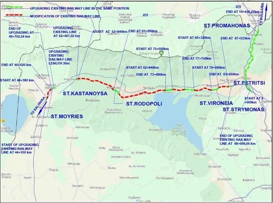 Έκθεση Εκτίμησης Ασφάλειας για το έργο: «Αναβάθμιση της υφιστάμενης σιδηροδρομικής γραμμής Θεσσαλονίκη - Προμαχώνας (στο τμήμα από Σ.Σ. Μουριές έως Σ.Σ. Προμαχώνας) για την εγκατάσταση Ηλεκτροκίνησης» στη φάση σχεδιασμού, ΑΔ 295.
